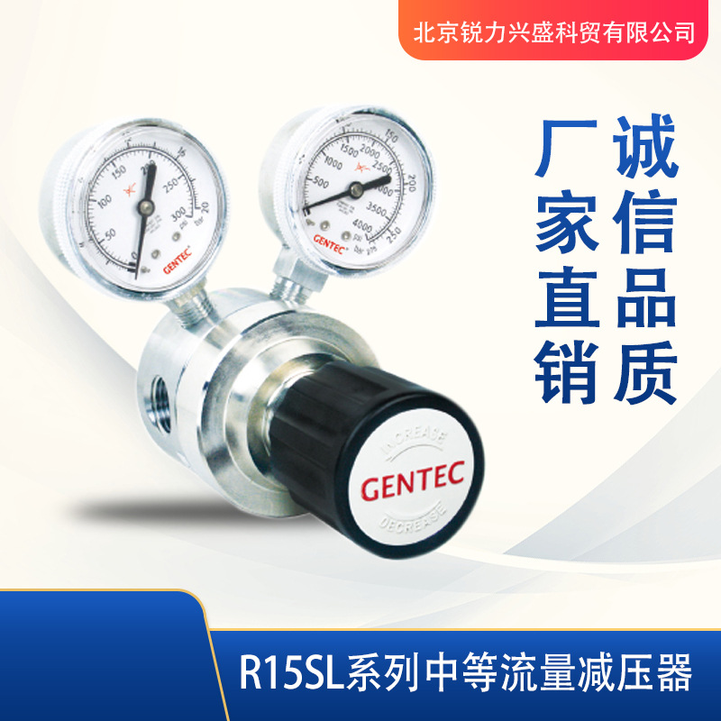 捷锐GENTEC减压器用压力表 R15SLGT-DHG-00-00