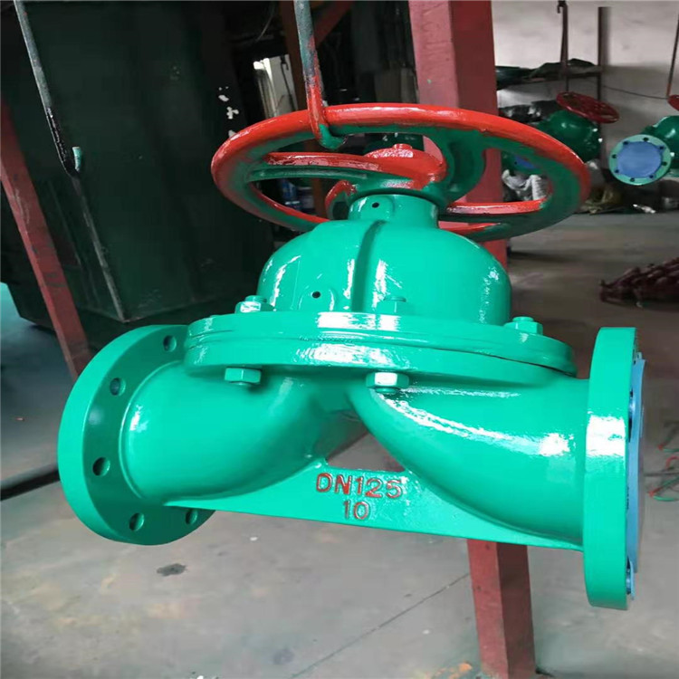 EG46J-10/16 手动衬胶隔膜阀 铸铁隔膜阀 DN32