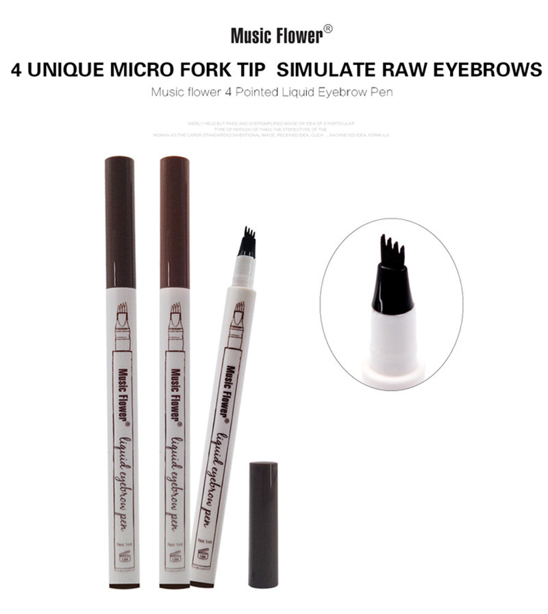 Eyebrow pencil application