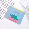 Strawberry, universal cosmetic bag, storage bag for documents for traveling for elementary school students, pencil case for folders, Korean style