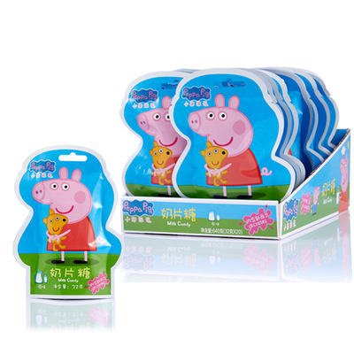 小猪佩奇袋装干吃奶片糖32g*20零食果味糖果网红抖音草莓味原味|ms