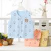 children Vest baby vest baby Vest Spring and summer pure cotton Thin section Newborn clothes Infants waistcoat