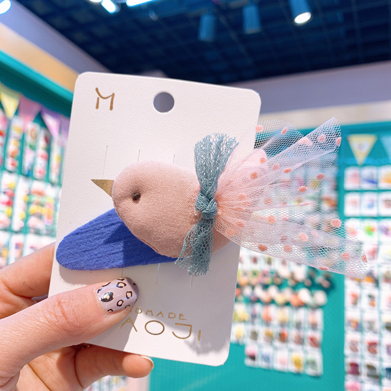 Cute Bird Fashion Wings Duckbill Clip Set display picture 2