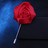 Hair band, cloth contains rose, classic brooch lapel pin, accessory, South Korea, flowered, 5cm