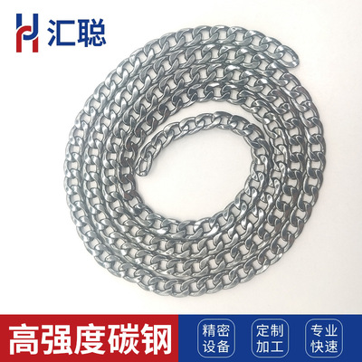 厂家直销枪色NK链铁链条服饰箱包五金配饰 装饰配件 爆款吊坠配链