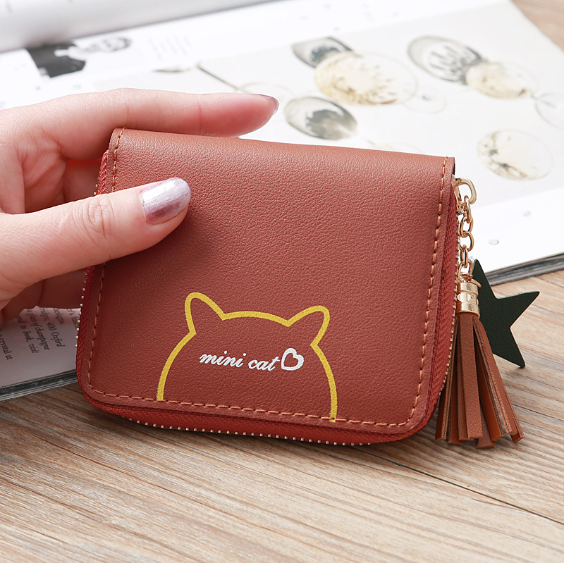 Korean Short Cute Printing Wallet Wholesale display picture 10