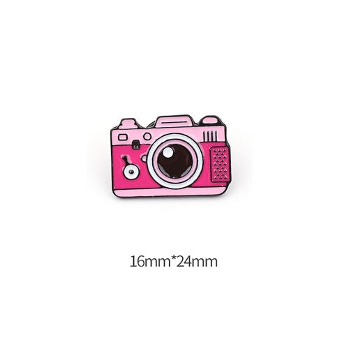 Camera Brooch Female Corsage Cute Japanese Animation Badge Cartoon Brooch Pin Button Ins Fashion Personalized Accessory