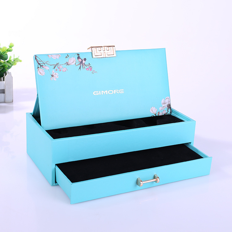 Customized clamshell drawer box, electro...