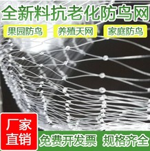 防鸟网透明白色综丝尼龙防鸟网泥鳅养殖 葡萄果园果树樱桃鱼线网