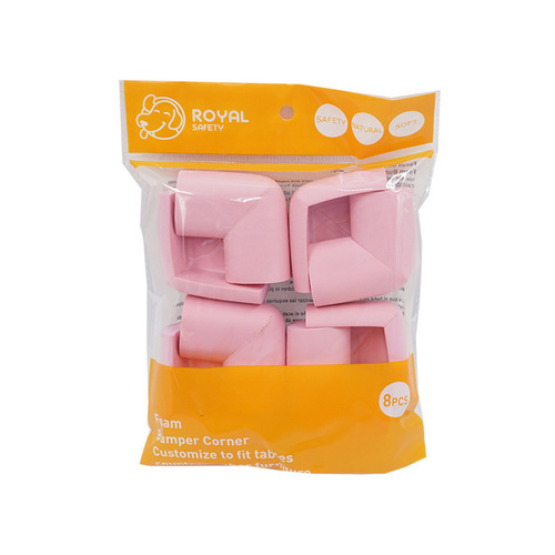 8 Pack / 10 Pack English Color Gift Bags Children's Anti-Collision Corner Desk Edge Thick Corner Protector Anti-Collision Corner NBR Corner Guard