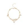 Ankle bracelet, beach chain from pearl, beaded bracelet, wish, European style