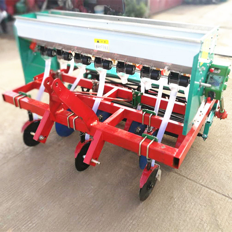 新款多行小麦播种机 种旱稻机高梁、水稻施肥播种一体机