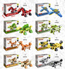 Intellectual small toy, constructor, wooden box, building blocks, intellectual development, handmade, small particles