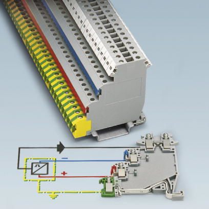 菲尼克斯 接地端子 建筑安装端子 VIOK 1,5-D/TG/D/PE-3011067