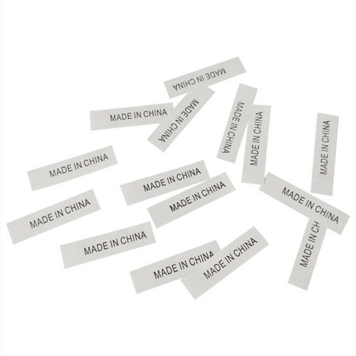 Wholesale Made in China Washable Label Produced Landmark Clothing and Home Textile Ingredient Label