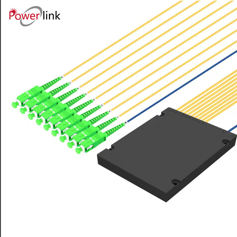 1分8SCAPC尾纤式ABS盒式光纤分路器 广电有线电视用  电信级