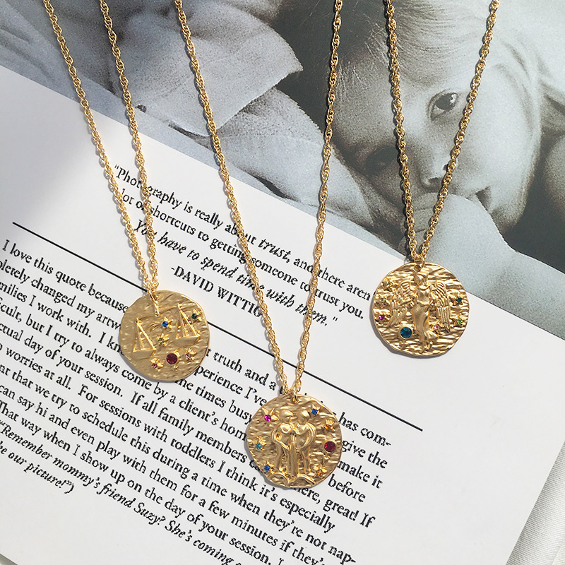 Coin Zodiac Necklace