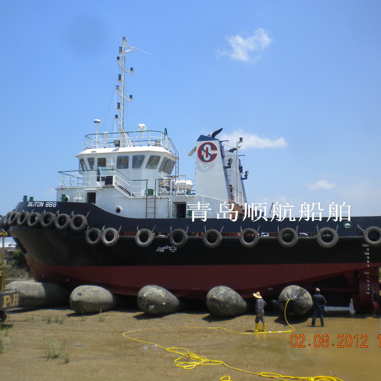 高承重大承载力抗老化船下水上岸用气囊marine airbag