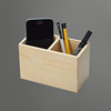 Wooden pens holder, table brush, fashionable storage box, universal pencil case for elementary school students