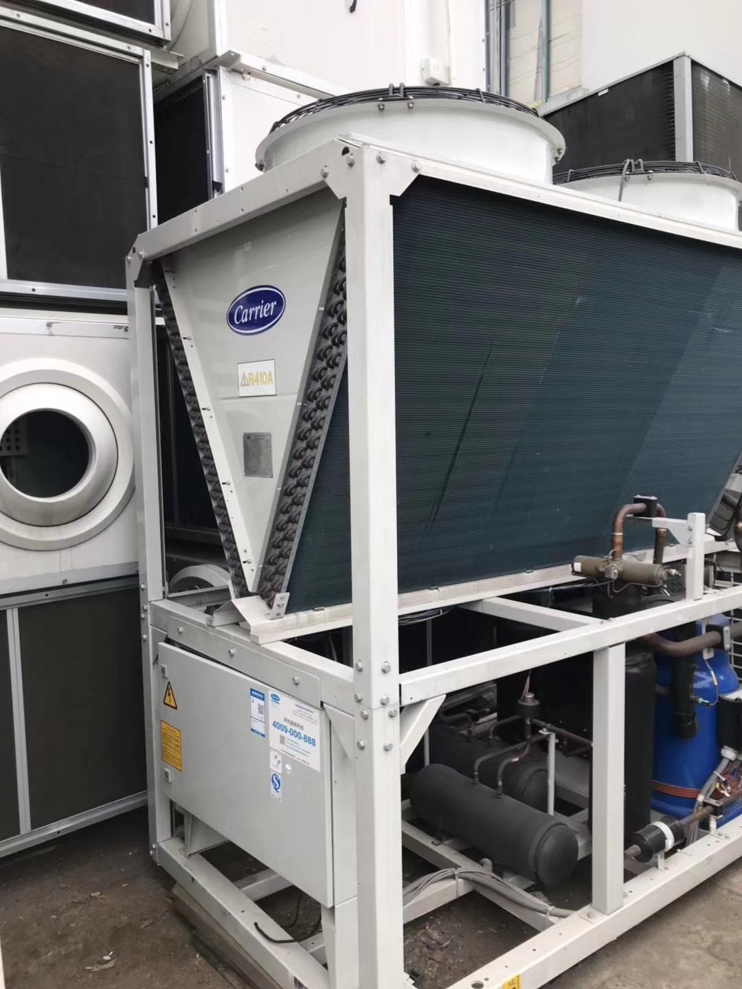 实力保证开利二手中央空调30RQ065风冷模块冷热水机组25匹商用型