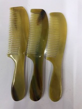 厂家批发17cm细长男士牛角梳