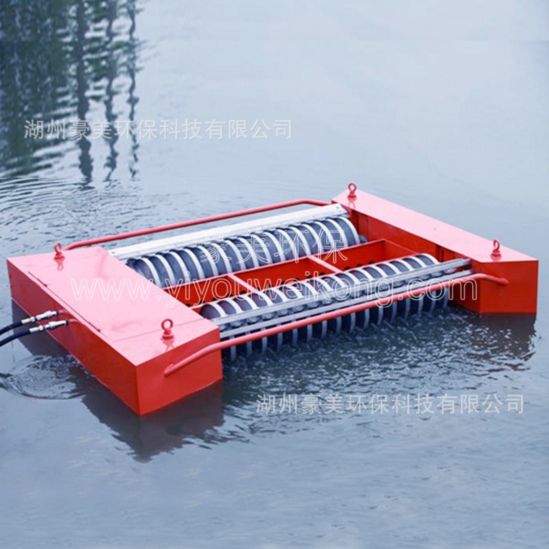 豪美水面油污回收 浮油收油器 各种型号转盘收油机