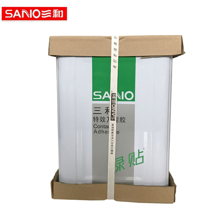 三和牌绿贴木工用胶 木工胶水 粘性好 桶装胶水 7kg