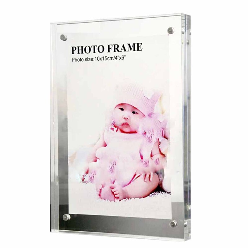 4X6 Acrylic Photo Frame Magnet Photo Frame Wall Large Picture Frame Plexiglass Product Photo Booth Frame