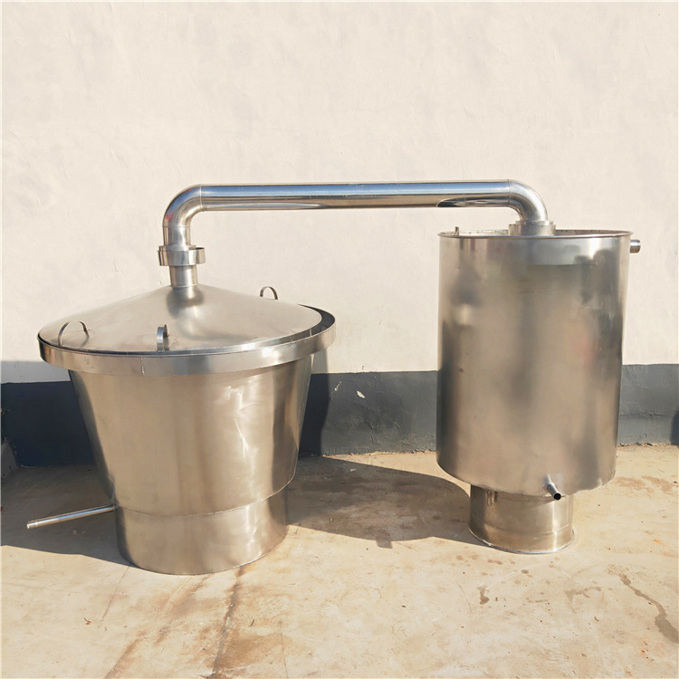 加工五谷酿酒设备  固态不锈钢蒸酒煮酒机 家用型酿酒工具烧酒锅