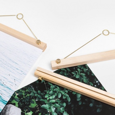 实木螺丝挂画轴 杆 速卖通wish热销北欧风现代简约装饰挂画供应商|ms