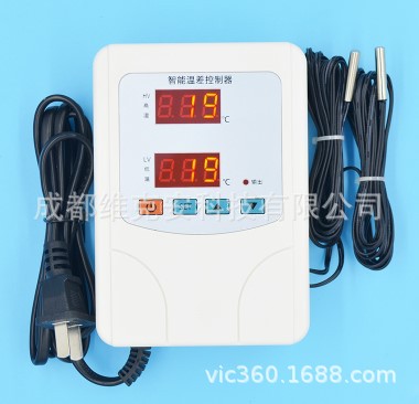 温差报警器，数显温差仪回水循环温差报警器，温差控制报警