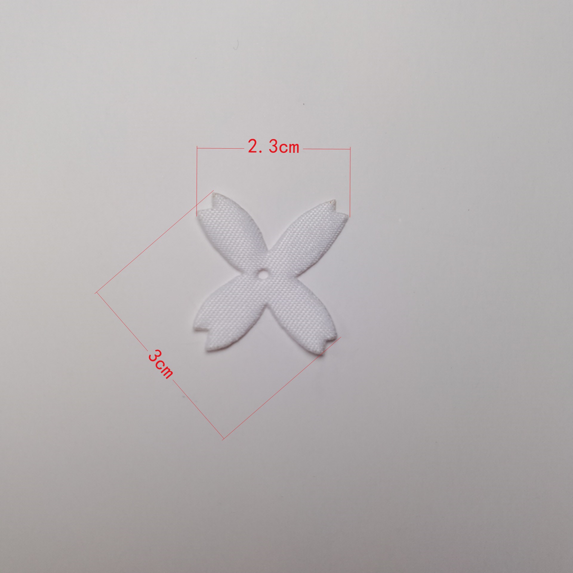 超声波压花 四叶花草 四瓣花 花朵 花片 手袋装饰 花饰品  配件