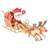 Деревянная реалистичная рождественская интеллектуальная игрушка, трехмерный конструктор для школьников и студентов, подарок на день рождения