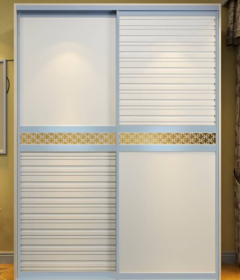 简约现代卧室推拉门衣柜 移门衣橱整体组合柜子趟门大衣柜|ru