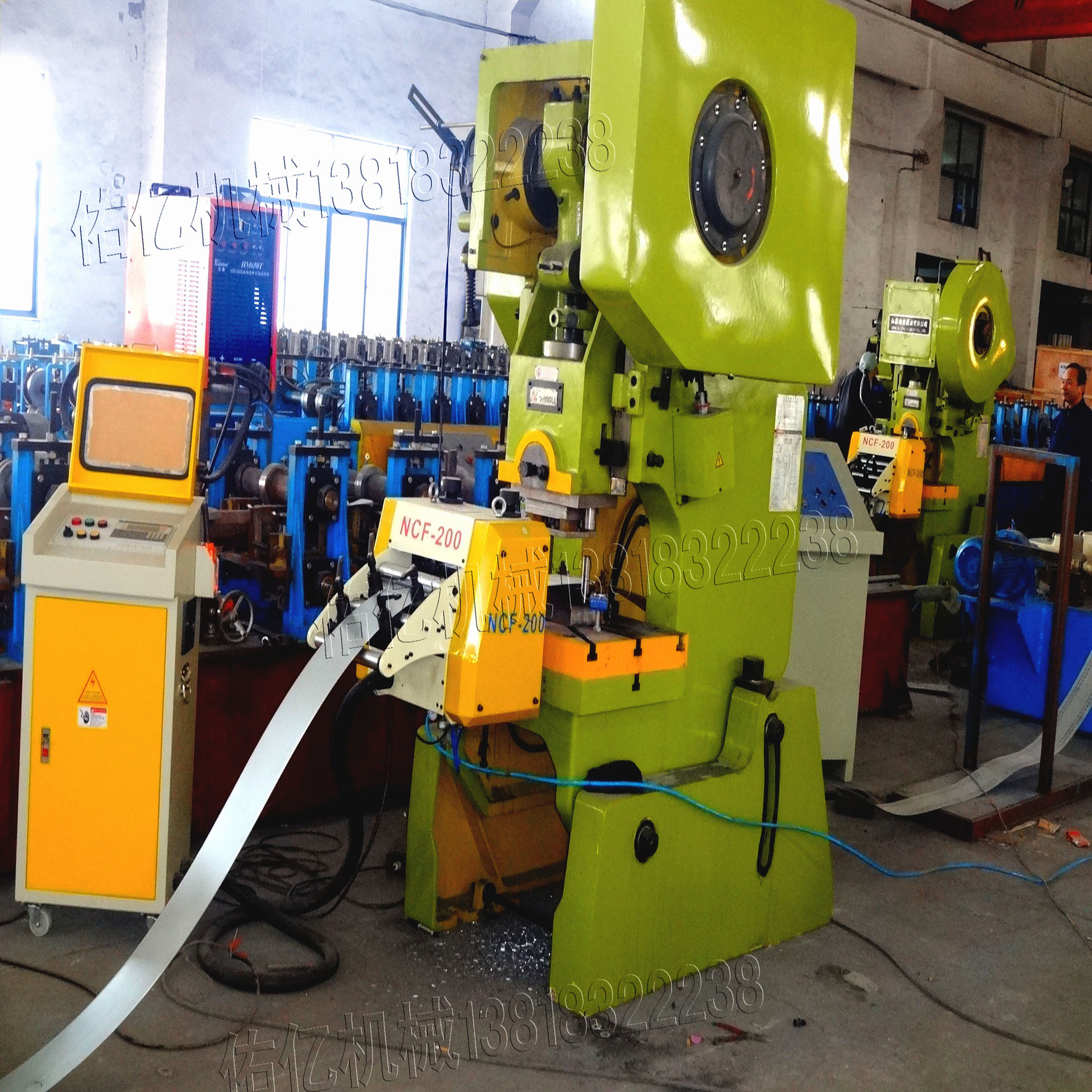 上海市供应NC伺服送料机数控送料机NCF200型钢卷送料器带卷输送机