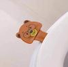 Cute cartoon toilet lid, not dirty hand toilet lid hand handlers to unveil the cover cover