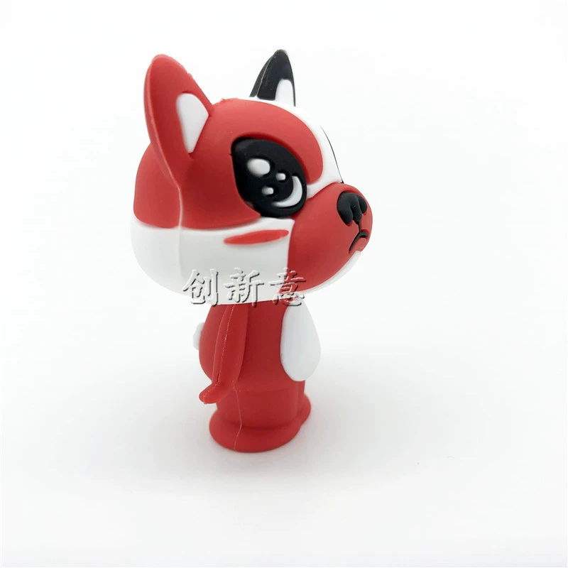 Creative cartoon three dimensional silicone accessory PVC, rollerball pen, accessories, custom-made