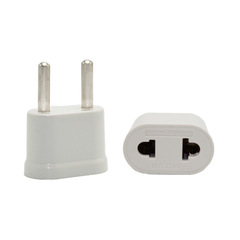 Cross-border European to American standard round and flat dual-purpose conversion plug socket WN-20 pure copper German standard conversion plug