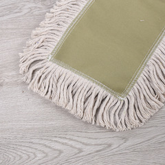Manufacturer wholesale large size flat mop dust push head cover cloth cover mop head for household wooden floor mop