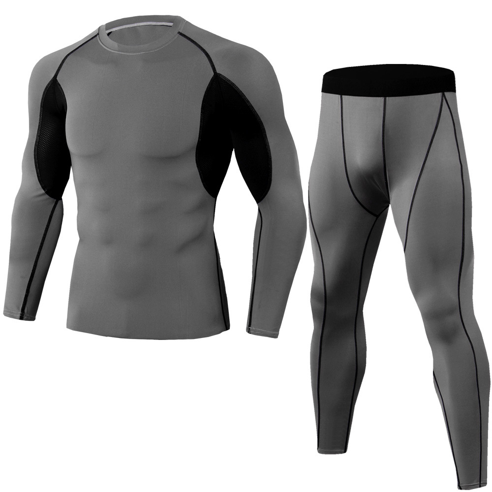 2020 Quick Dry Men'S Thermal Underwear Sets Running Compression Sport