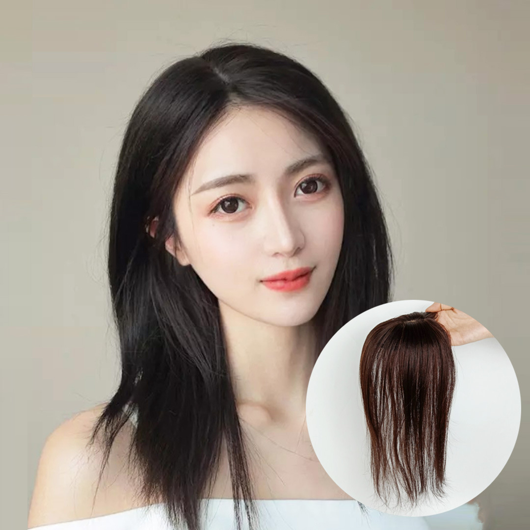 Source of wig top hair piece additional hair volume of Jurchen hair