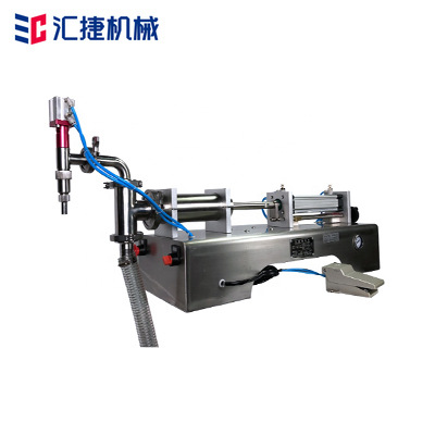 F6-50单头半自动液体灌装机适用于许多不同类型的液体产品