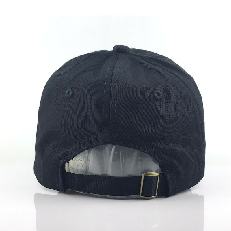 Cotton Material Unisex Simple Style Embroidery Solid Color Fish Crimping Baseball Cap