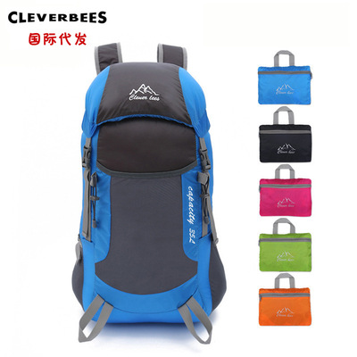 new pattern outdoors fold Backpack multi-function Sports bag men and women High-capacity waterproof wear-resisting travel Mountaineering knapsack