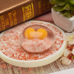 發泄水球雙黃雞蛋 擠壓雞蛋水球 創意整蠱摔不壞發泄球雞蛋捏捏樂