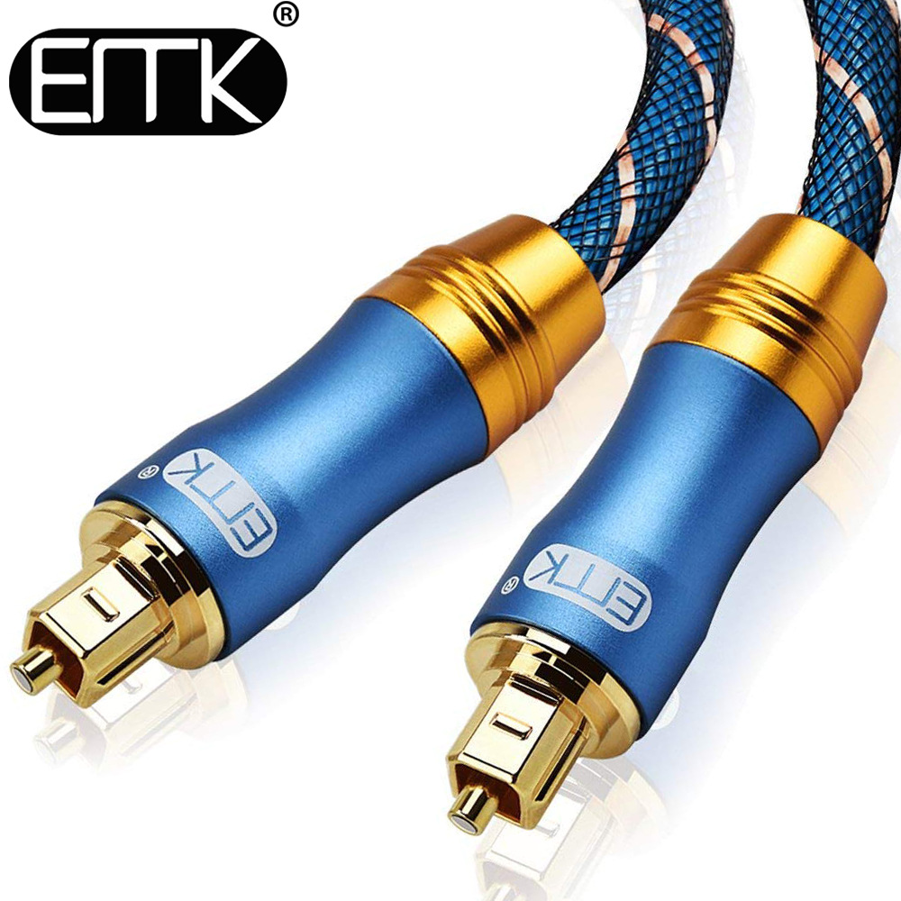EMK 5.1 Digital Sound SPDIF Optical Cable Toslink Fiber