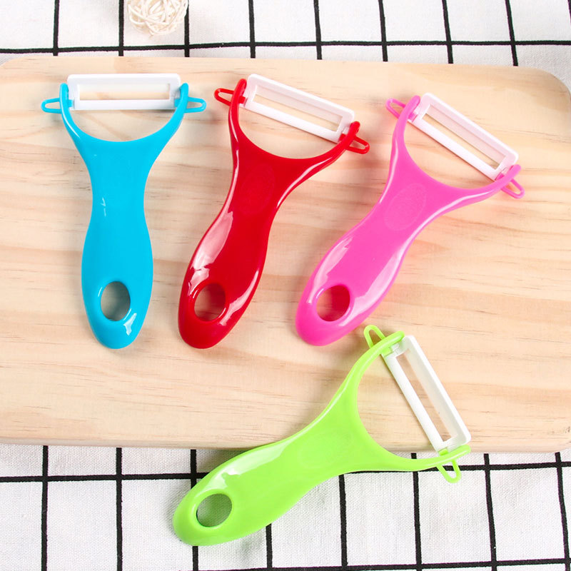 多功能陶瓷水果削皮刀 廚房小工具土豆刮皮刀蔬菜水果削皮器