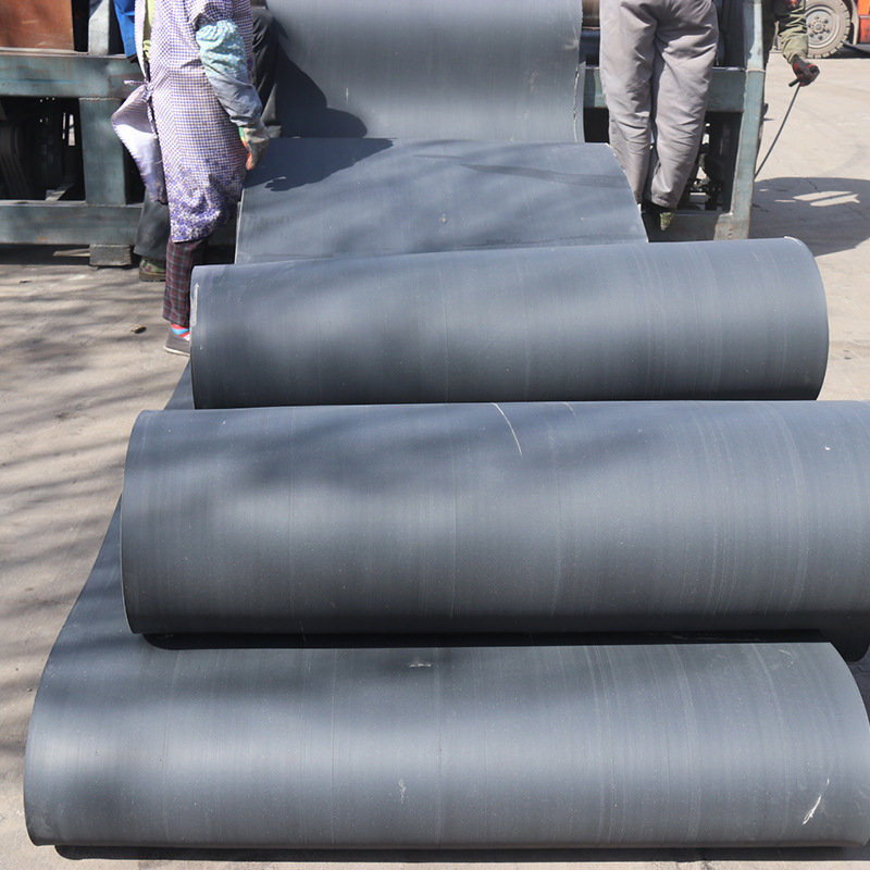 厂家供应铺地输送带 钢卷新材料加工车间抗砸减震橡胶地垫 旧皮带