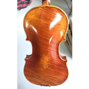 Tongling high-quality violin Copa glue hand-painted single-board pattern violin video listening