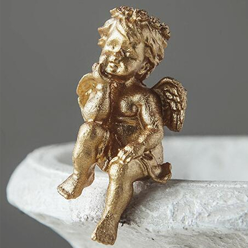 Figurine d'Ange Dorée